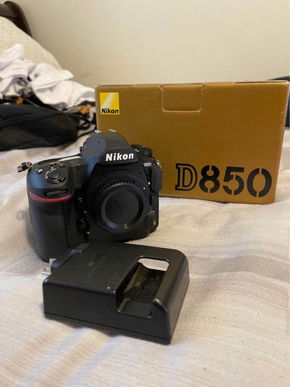 Light Used Nikon D850 45.7 MP Digital SLR Camera - Black (Body Only)