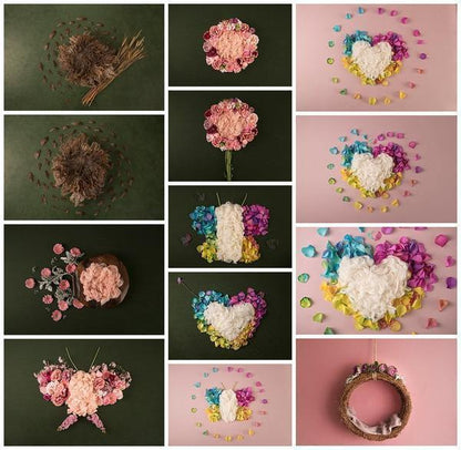 Complete Digital Newborn Backdrop Bundle *ALL OF THEM* + Tutorial Videos!