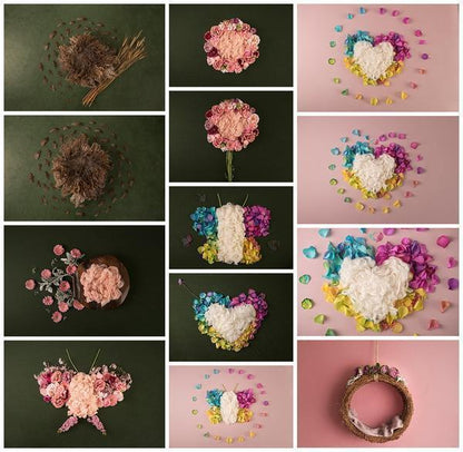 Precious Newborn Girl Backdrop Collection {Includes 35 Backdrops}