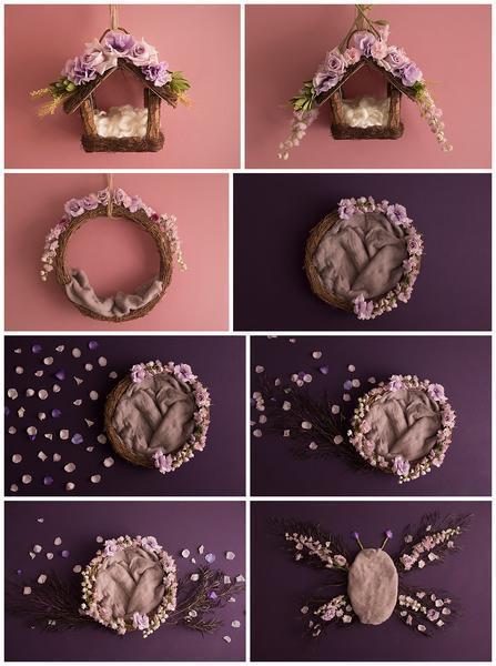 Precious Newborn Girl Backdrop Collection {Includes 35 Backdrops}