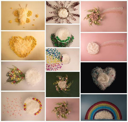 Precious Newborn Girl Backdrop Collection {Includes 35 Backdrops}