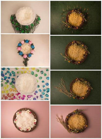 Little Nugget Newborn Girl Backdrop Collection {Includes 35 Backdrops}