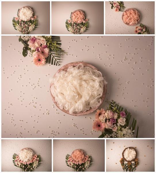 Blissful Newborn Girl Backdrop Collection {Includes 35 Backdrops}