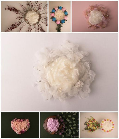 Blissful Newborn Girl Backdrop Collection {Includes 35 Backdrops}