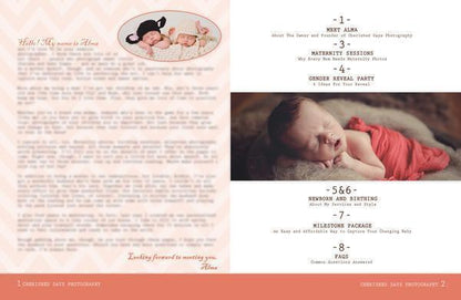 Newborn Magazine Welcome Packet Template {1st & 2nd Edition}