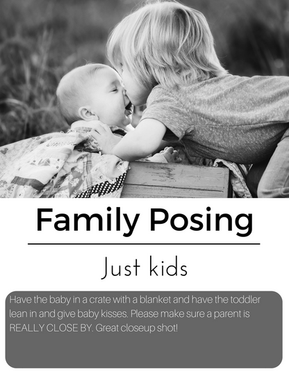959 Family/Children Posing Card Bundle
