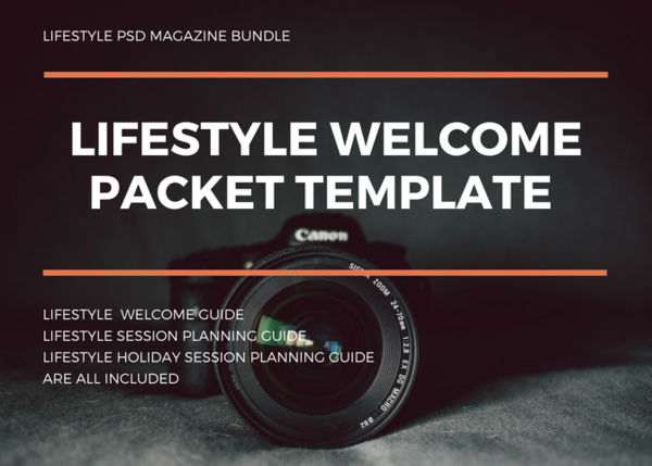 Lifestyle Welcome Packet Template, Planning Guide + Bonus Holiday Packet!