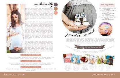 Newborn Magazine Welcome Packet Template {1st & 2nd Edition}