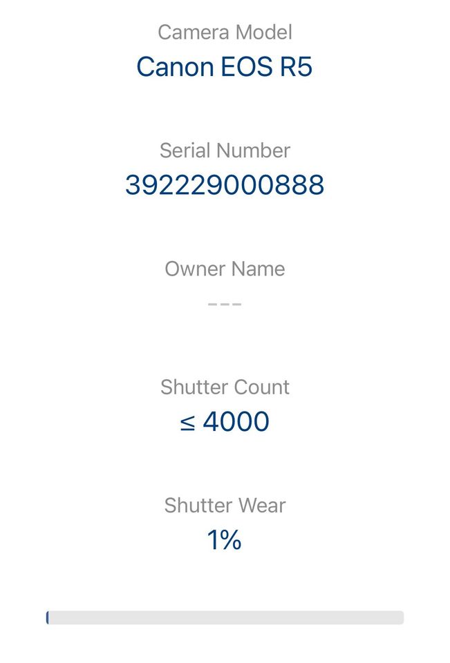 Canon EOS R5 Mirrorless Camera - MINT
