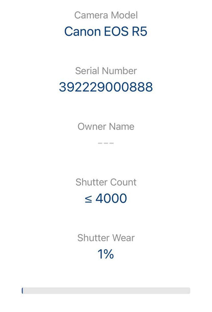 Canon EOS R5 Mirrorless Camera - MINT