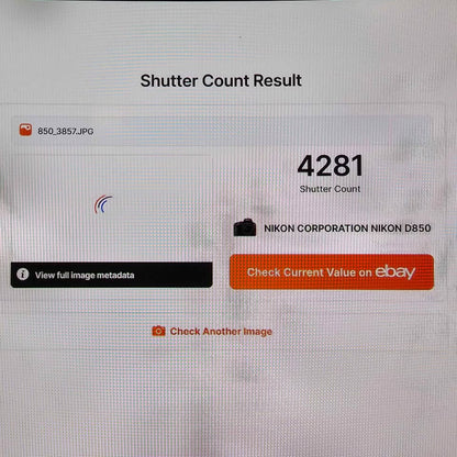 Rarely Used Nikon D850