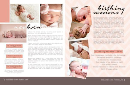 Newborn Magazine Welcome Packet Template {1st & 2nd Edition}