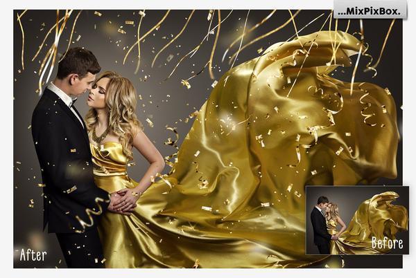 500+ Magical Photo Overlays & Backdrops, Water Splash, Smoke Bomb, Confetti, Magic Wands + more!