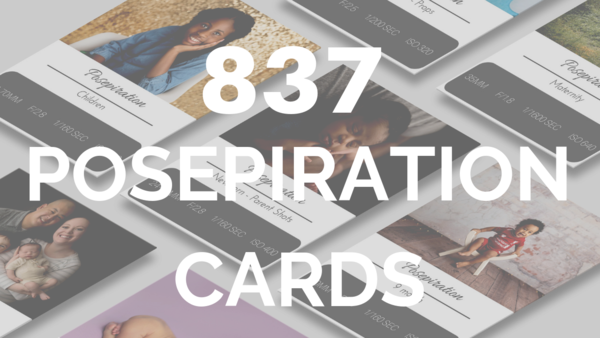 837 POSEPIRATION PORTRAIT SETTING CARDS