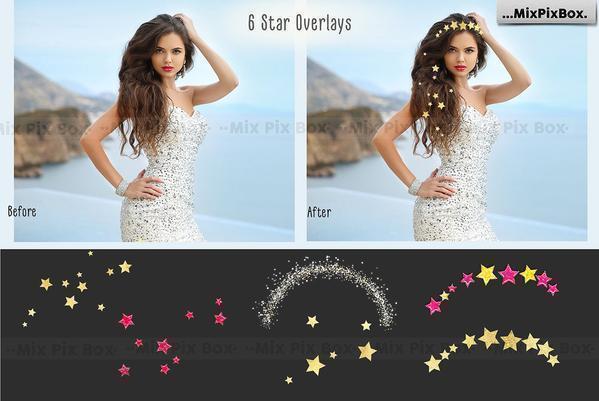 1700+ Photo Overlays, Long Exposure, Glitter, Number Balloons, Digital Papers + More!