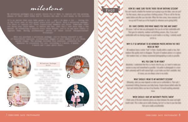 Newborn Magazine Welcome Packet Template {1st & 2nd Edition}
