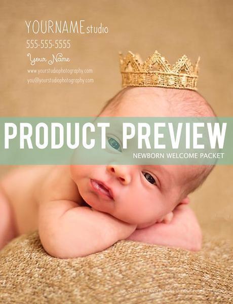 Newborn Magazine Welcome Packet Template {1st & 2nd Edition}