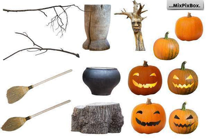 Spooky Halloween Photo Overlay Collection