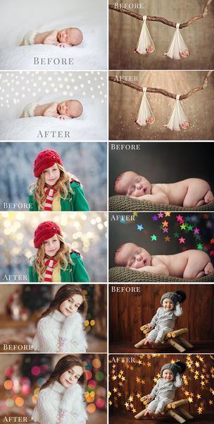 200+ Christmas Overlays