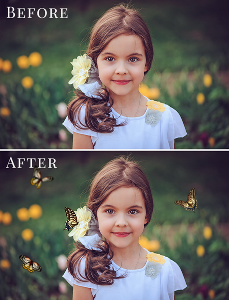 Spring Overlay Bundle: Bunnies, Magnolia, Butterflies, Lilacs, trees + more!