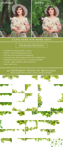 Spring Overlay Bundle: Bunnies, Magnolia, Butterflies, Lilacs, trees + more!