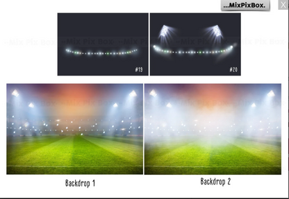 2020 Photo Overlay Bundle: Beach Backgrounds, Dirt Explosion, Stadium Light, Animal Overlays, Ribbon, Floral + more!