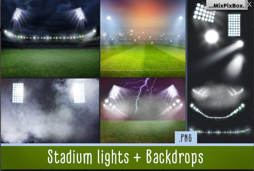 2020 Photo Overlay Bundle: Beach Backgrounds, Dirt Explosion, Stadium Light, Animal Overlays, Ribbon, Floral + more!