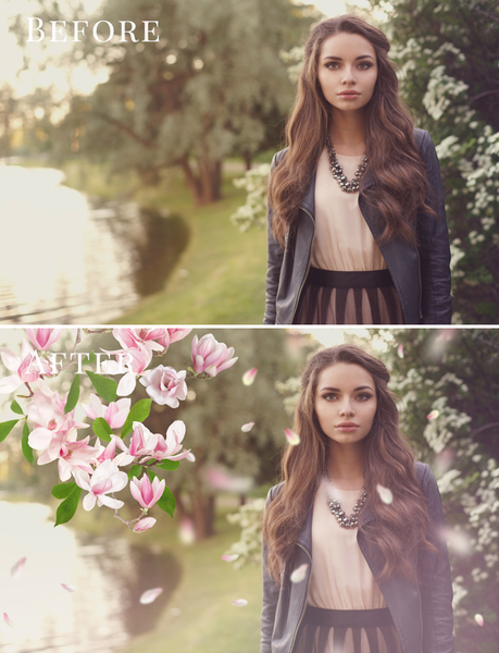 Spring Overlay Bundle: Bunnies, Magnolia, Butterflies, Lilacs, trees + more!