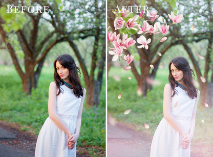 Spring Overlay Bundle: Bunnies, Magnolia, Butterflies, Lilacs, trees + more!