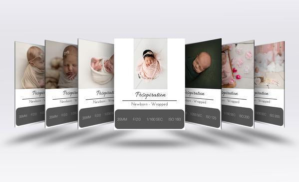 837 POSEPIRATION PORTRAIT SETTING CARDS