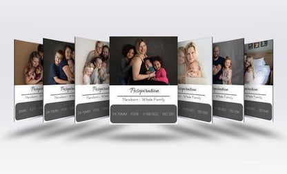 837 POSEPIRATION PORTRAIT SETTING CARDS