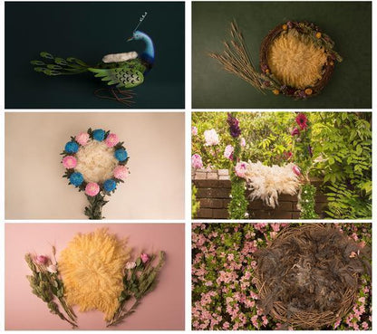 Little Nugget Newborn Girl Backdrop Collection {Includes 35 Backdrops}