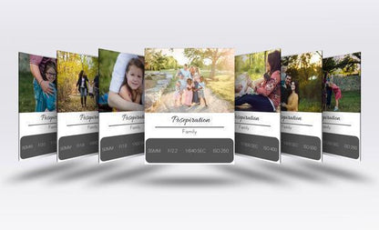837 POSEPIRATION PORTRAIT SETTING CARDS