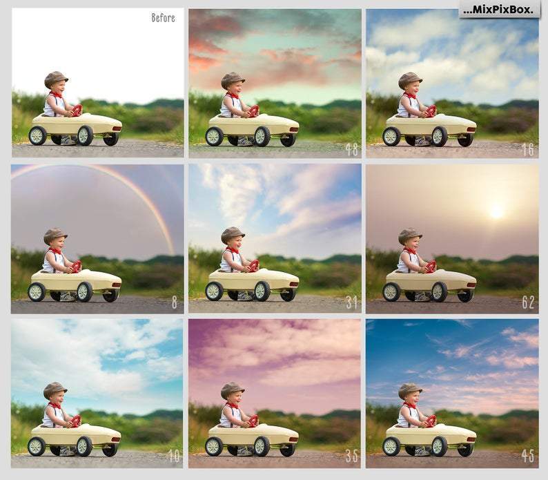 1000+ Sky Overlay Bundle