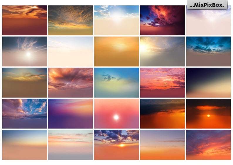 1000+ Sky Overlay Bundle