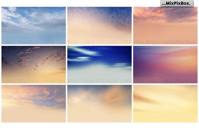 1000+ Sky Overlay Bundle