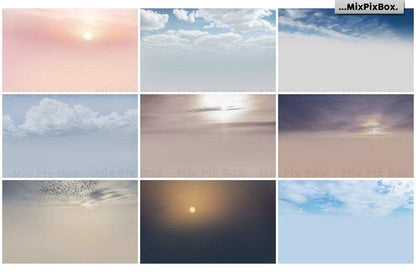 1000+ Sky Overlay Bundle