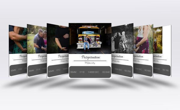 837 POSEPIRATION PORTRAIT SETTING CARDS