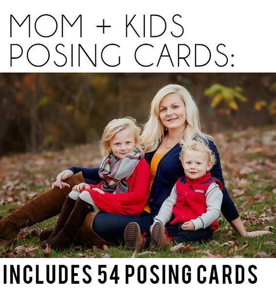 959 Family/Children Posing Card Bundle