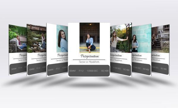 837 POSEPIRATION PORTRAIT SETTING CARDS